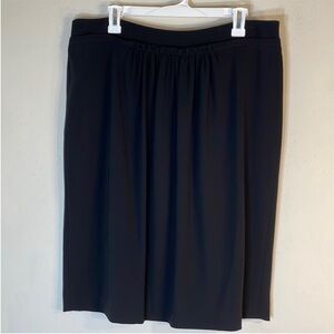 Talbots Black Elegant Pleat Front Skirt. 14. NWT.